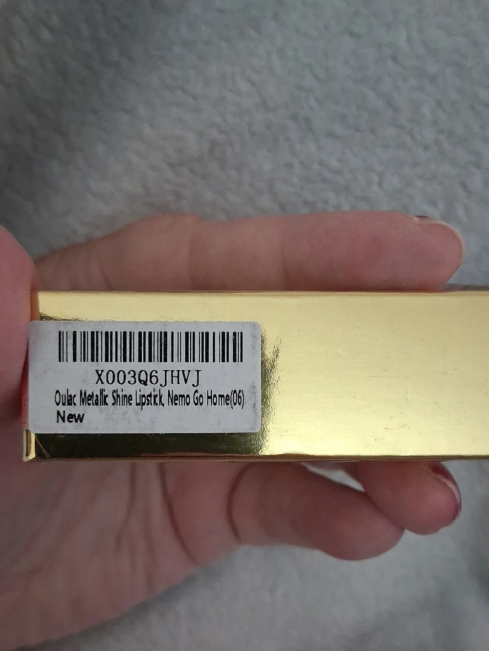 Metallic Shine Lipstick - Gold